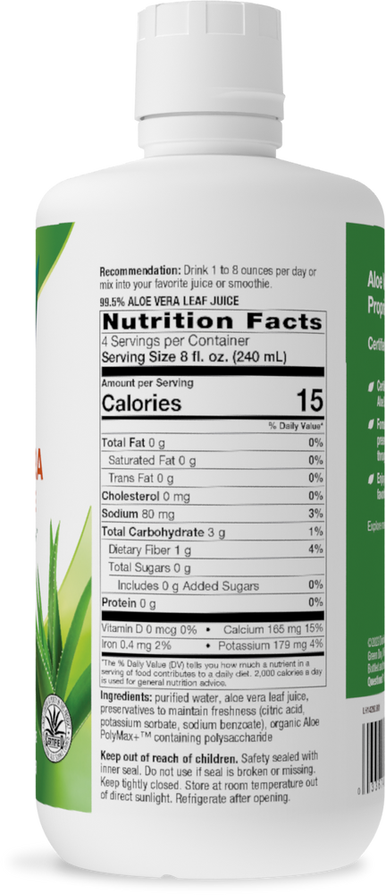 NATURE´S WAY ALOE WHOLE LEAF JUICE 33.8OZ