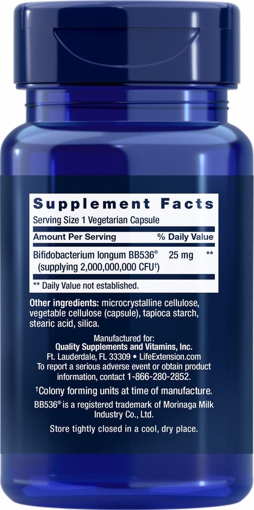 LIFE EXTENSION BIFIDO GI BALANCE 60 CAPSULAS