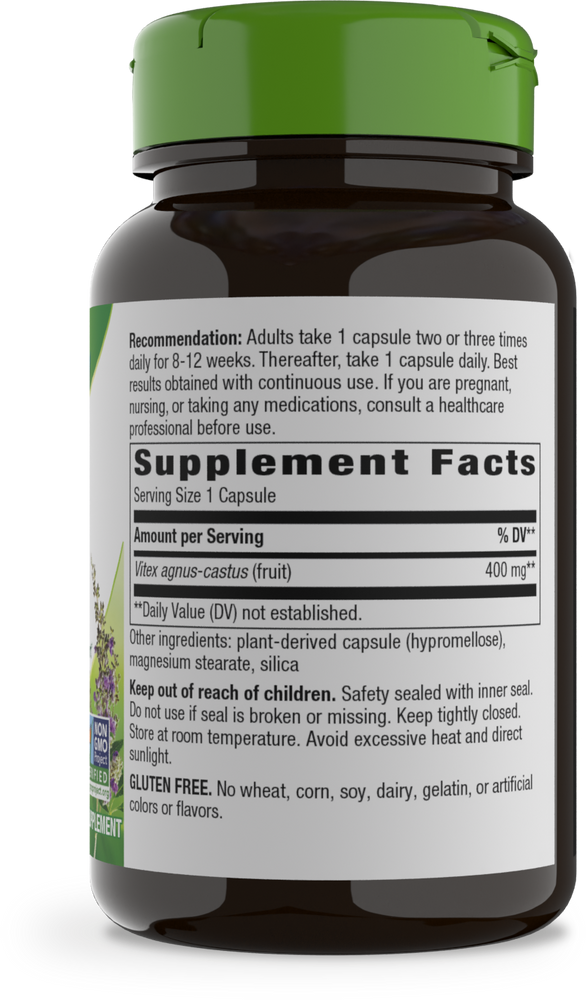 NATURE´S WAY VITEX FRUIT 100 CAPSULAS