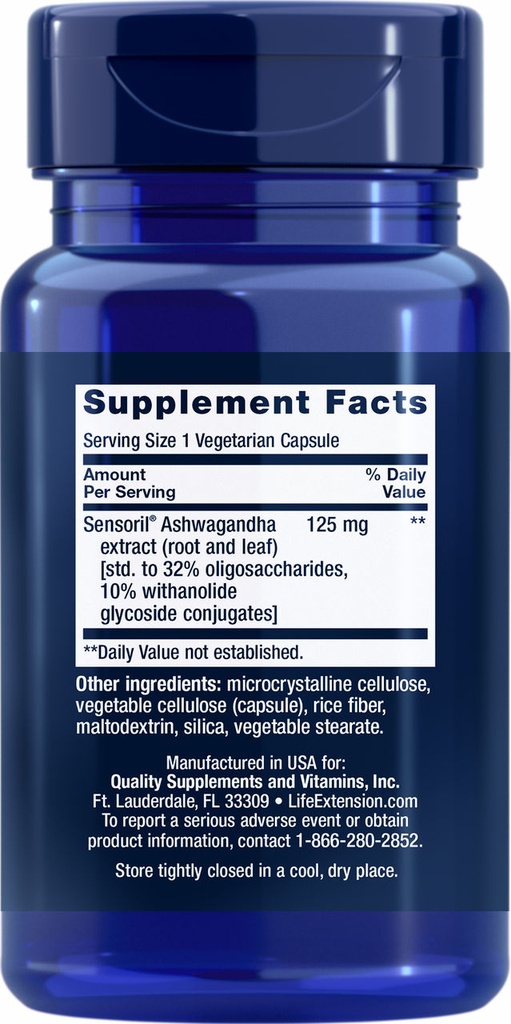 L EXT VIT OPT ASHWAGANDHA EXT 60C