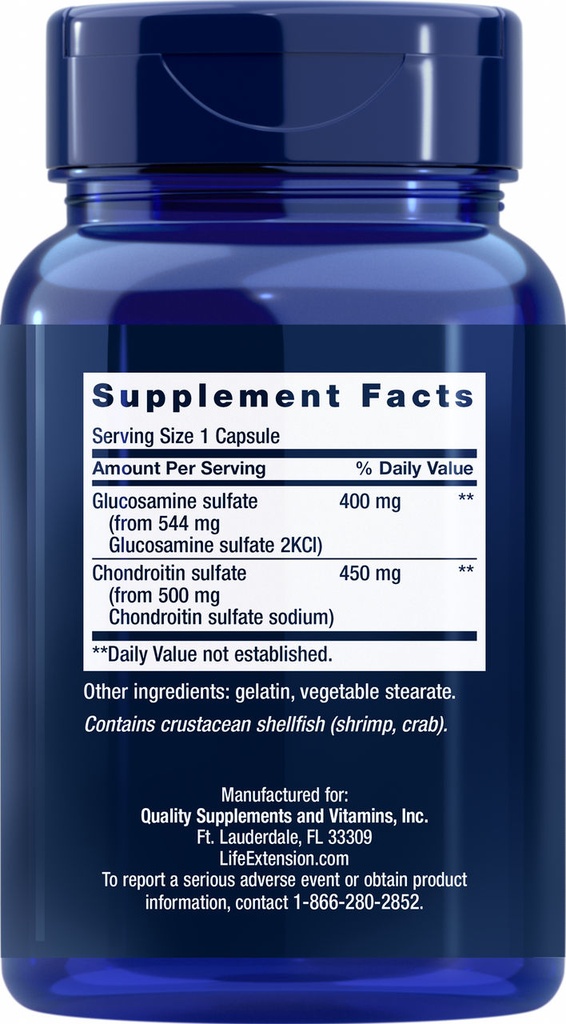 L EXT VIT GLUCOSAMINE / CHONDROITIN CAP