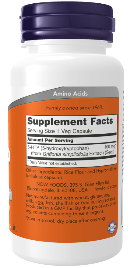 Now 5-Htp 100Mg 60 Vcaps
