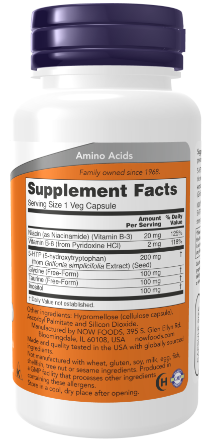 Now 5-Htp 200Mg  60 Vcaps