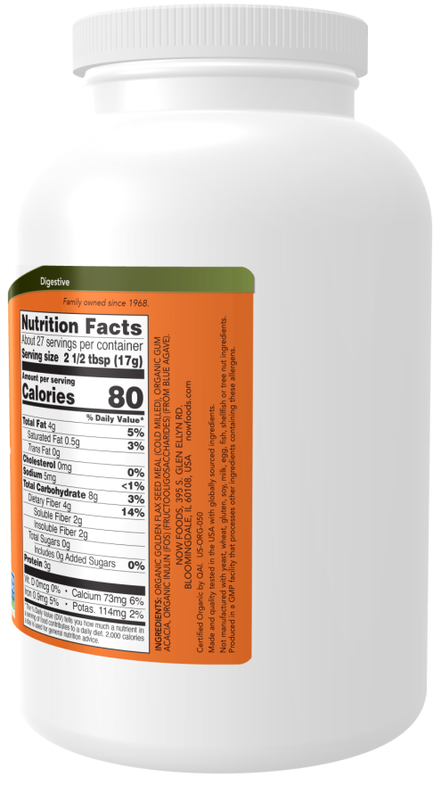 Now Fiber-3 Organic 16 Oz