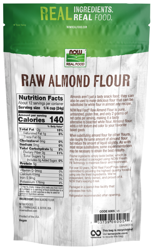 Now Almond Flour Pure   22 Oz