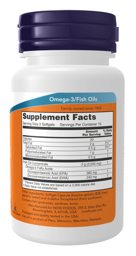 Now Omega-3 1000Mg  100 Sgels