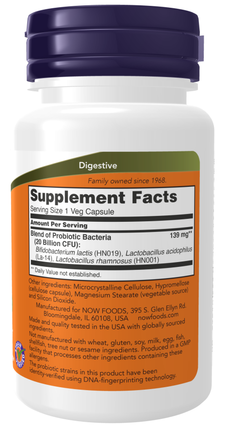 Now Women'S Probiotic 20 Bln 50 Vcaps