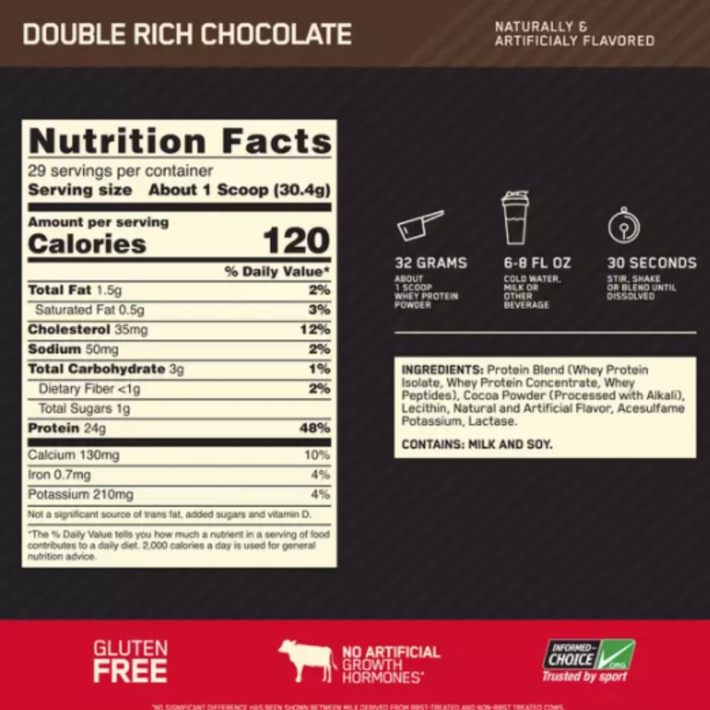 On 100% Wgs Gf Dbl Rich Chocolate 2Lb