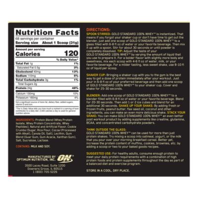 On 100% Wgs Gf Cookies & Cream 4.65Lb
