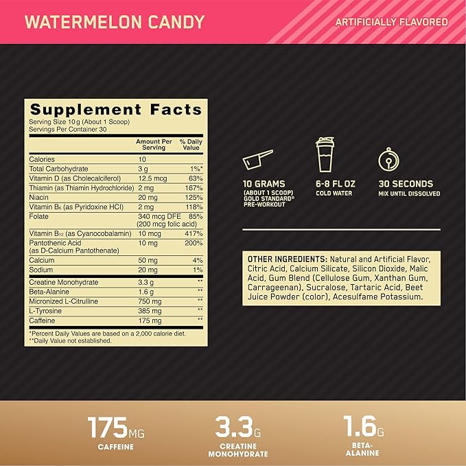 Pt On Gs Pre-Workout Watermelon I 300G