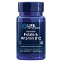 LIFE EXTENSION FOLATE WITH VITAMIN B12 200 CAPSULAS
