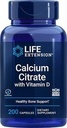 LIFE EXTENSION CALCIUM CITRATE 200 CAPSULAS
