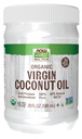 NOW ORGANIC COCONUT OIL VIRGIN 20 OZ