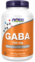 NOW GABA 750mg  200 VCAPS