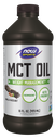 Now Mct Oil - Vanilla Hazelnut Flavor  16 Fl Oz