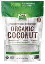 Now Coconut Shred Unswet Org  10 Oz