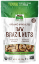 Now Organic Brazil Nuts, Raw  10 Oz.