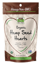 Now Hemp Seed Hearts Org 8 Oz