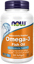 NOW OMEGA 3 1000mg  100 SGELS