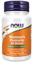 Now Women'S Probiotic 20 Bln 50 Vcaps