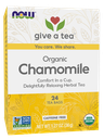 NOW CHAMOMILE TEA BAGS ORGANIC  24 BAGS