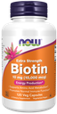 NOW BIOTIN 10MG (10,000mcg) 120 VCAPS
