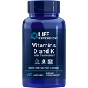 LIFE EXTENSION VITAMINS D3/K2 AND SEA-IODINE™ 60 CAPSULAS